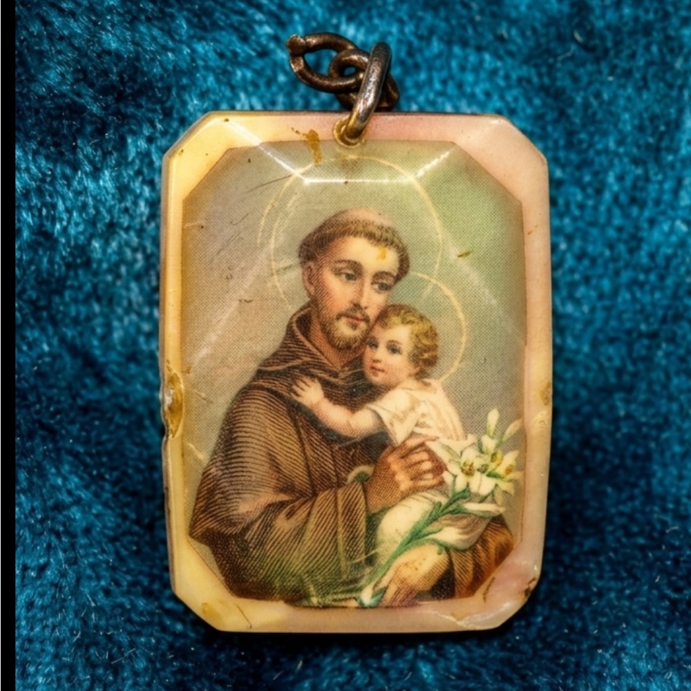 RARE VINTAGE ANTIQUE CHRIST NECKLACE/BRACELET PENDANT